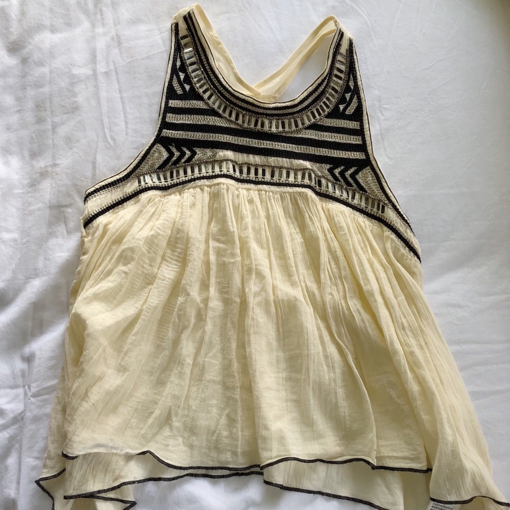 Hollister beaded tank